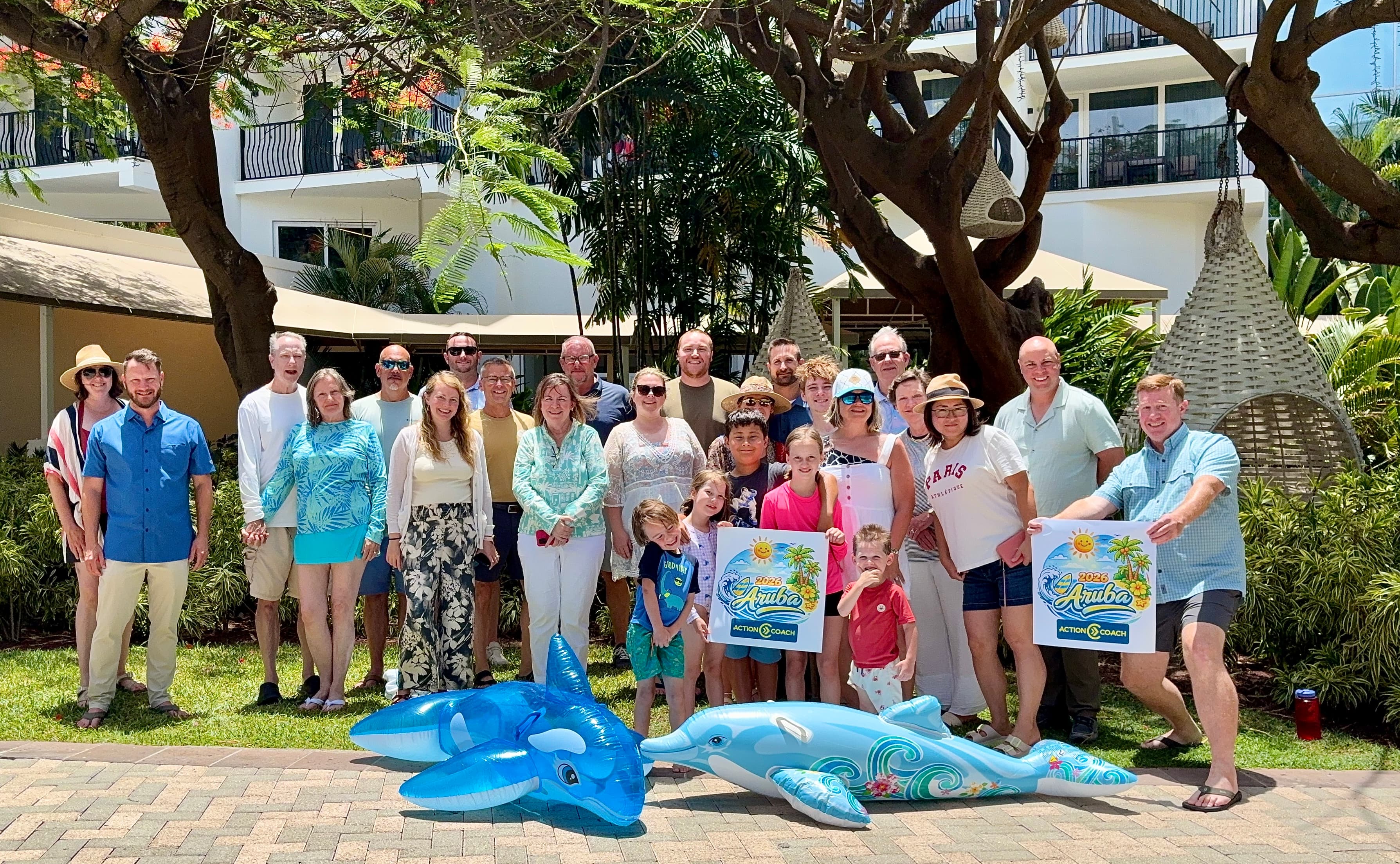 ActionCOACH EPIC Retreat group — Curaçao 2025