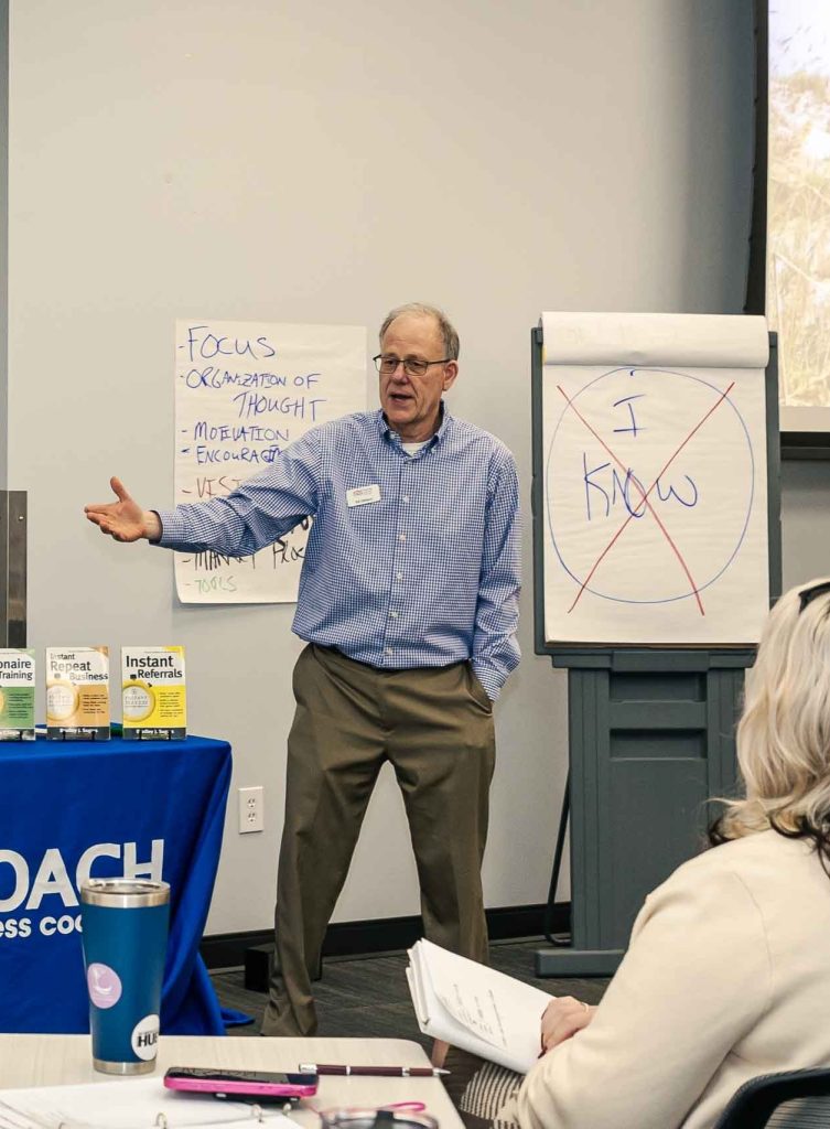 Bill Gilliland Leading a Business Coaching Session